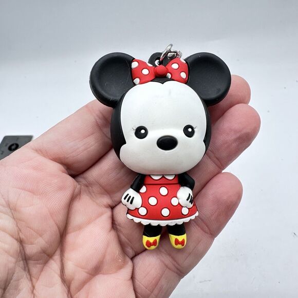 Disney 3" Backpack Buddies Blind Bag Keychain Figure Minnie Mouse Retired - Picture 3 of 5